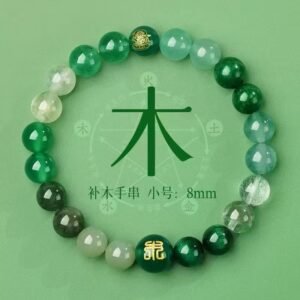 Wood attribute bracelet